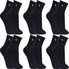 Kit 6 Pares Meia Lupo Cano Médio Masculina Original