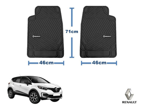 Tapetes Big Truck Logo Renault Captur 2018 2019 2020 2021 Foto 2