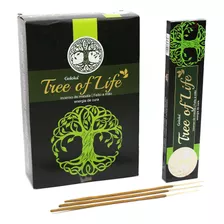 Incenso Goloka Massala Tree Of Life Cx 12un 15g Fragrância Cítrica Herbal Amadeirada