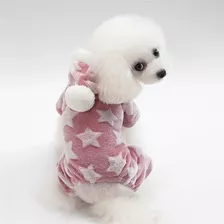 Chaqueta Abrigo Polar Para Mascota Perro Gato Rosa