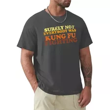 Camiseta Kung Fu Fighting Camisetas Masculinas Grandes