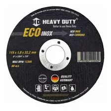 Heavy Duty Disco Corte 115mm 100 Un Cor Preto