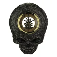 Reloj De Pared Decorativo Con Calavera Steampunk