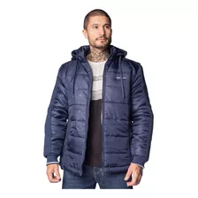 Jaqueta Puffer Masculina Gangster Reversível Marinho