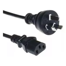Cable Alimentación Ideal Pc Fuente Interlock 220v 1.5mts