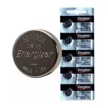 Pilas Energizer Sr357/303 Oxido De Plata Blister X 5 Uni