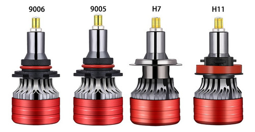 Kit Turboled 360 Foco Lupa 20000lm H1 H7 H11 9005 9006 Y Ms Foto 9