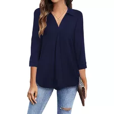 Increíble Blusa Moda Casual Elegante Muchos Diseños 