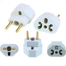 Kit 05un Adaptadores De Tomada 10a / 20a 250v 