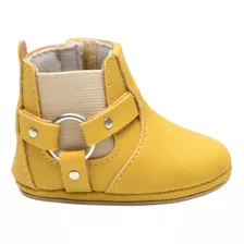 Botinha Kids Luxo Bebê Da Moda Inverno Fácil Calçar Cla Cle