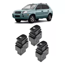 Kit Completo 3 Boton Switch Elevavidrio Hyundai Tucson 04-09