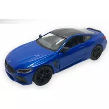 Miniatura Carro Bmw M8 Competition Coupe Abre Portas Metal