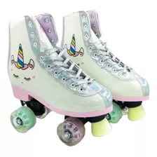 Patines De 4 Ruedas Quad Next Mujer Rosa De Unicornio