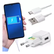 Carregador De Celular Portátil Com Cabo V8 Universal Bivolt