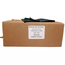 Bolsas Para Basura 55 Gal. 200 Lts. Jumbo Negra C/100