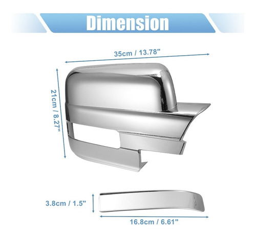 Parche De Espejo Completo Para Ford F150 2009-2014 Foto 5