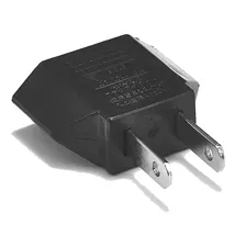 1pc Unid Adaptador Pino Chato Plug Br Eu Pa Us 2.5/250v 10a