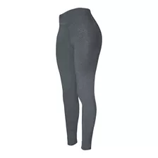 Calça Legging Academia Suplex Fitness Feminina Cós Alto Cinz