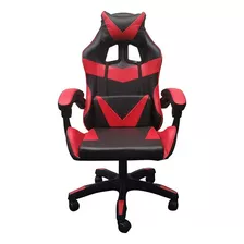 Silla Gamer 65x62x105-115 Color Negro/rojo