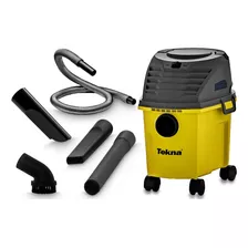 Aspirador Tambor Tekna Compact 10 9.5l Amarelo Y Cinza 220v