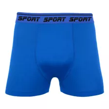 Cueca Boxer Lisa Microfibra Azul Marinho Apriori C27