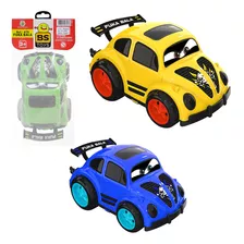 Fusca De Brinquedo Fusquinha De Corrida Com Aerofólio Bala