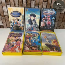 Lote Com 6 Fitas Vhs Dubladas - Leia A Descrição