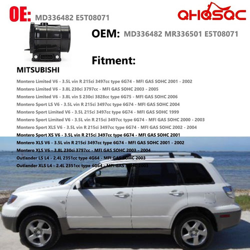 Sensor Maf Para Mitsubishi Montero Outlander 3.5 3.8 V6 Foto 7