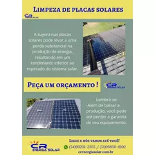 Limpeza De Placas Solares