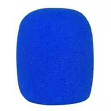 Esponja Protectora Color Azul, Para Micrófono De Mano