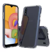 Funda Antigolpes Transparente Para Samsung + Vidrio