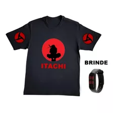 Naruto Akatsuki Camisa Camiseta Itachi Blusa Lançamento