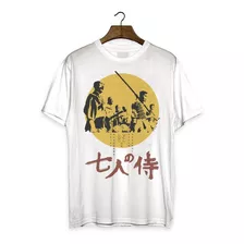 Camiseta Os Sete Samurais Seven Samurai Akira Kurosawa
