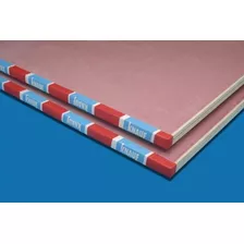 Placa De Yeso Roja Resistente Al Fuego Knauf 12,5 Mm - Smf