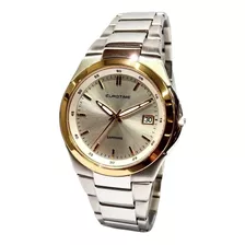 Reloj Pulsera Eurotime Con Cristal De Zafiro