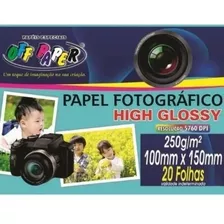 Papel Fotográfico A6 Glossy Brilhante 250g 10x15 - Off Paper