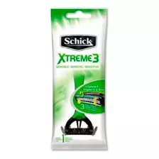 Kit C/6 Aparelho De Babear Schick Xtreme 3 Pele Sensível