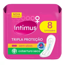 Absorvente Externo Tripla Proteção Sem Abas 8un Intimus