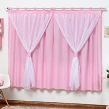 Cortina Para Quarto Bebê Menina Menino 2 Metros P/ Varão