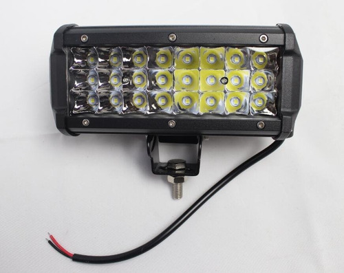 2 Faro 24leds Epistar  48w Spot Soporte Central Para Moto Foto 3