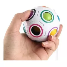 Cubo Bola Mágico Puzzle Giratória Raibow Ball Quebra Cabeça