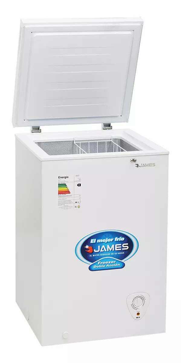 Freezer Horizontal James 95 Litros Frio Húmedo Con Cerradura