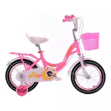 Bicicleta Para Niña Rin Aro 12 Y 16 Rosada 