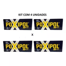 Cola Poxipol Poxipol Adesivo Cinza 108g / 70ml - Cinza