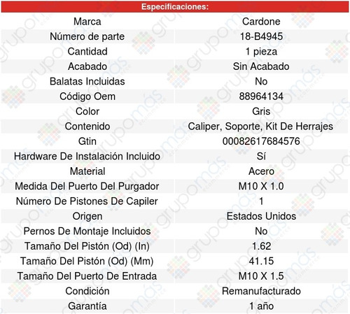 Caliper Freno Derecho Trasero Pontiac Montana Sv6 2005 Foto 6