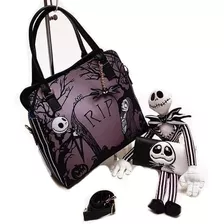  Combo Bolsa Jack Y Sally Rip+ Cartera Jack De Dama Nacional