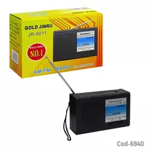 Radio Am/fm Gold Jr-9011, Portatil A Pilas. En Caja