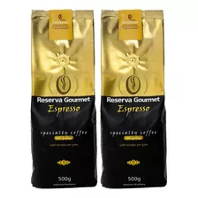 Café Gourmet Em Grãos Reserva Gourmet Sabor Bourbon 2 Pct