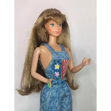 Boneca Bruna Tênis & Jeans - Amiga Da Barbie - Estrela 1992