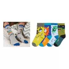 Pack X6 Pares Floyd Medias Algodon Niños Art. 59 Talle 2